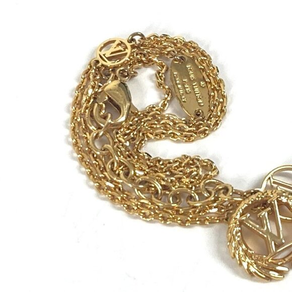 LOUIS VUITTON M64291 Collier-LV Angel Accessories chain Necklace Metal Gold - Picture 10 of 10